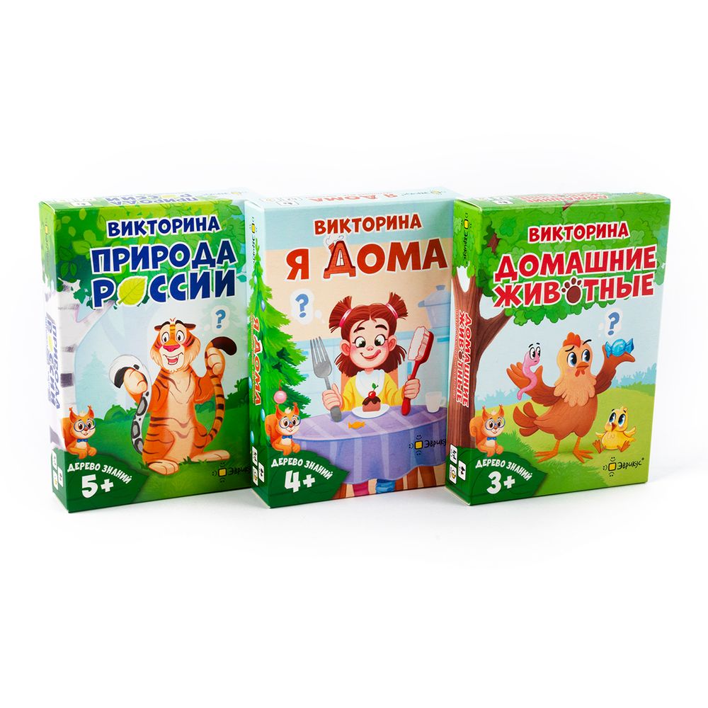 Игра настольная Эврикус Дерево знаний: Природа России BG-17106