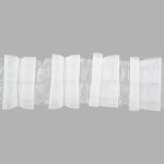 Лента (тесьма) шторная: сборка бантовая (1:2.5) 60 мм / 100 метров, 420207