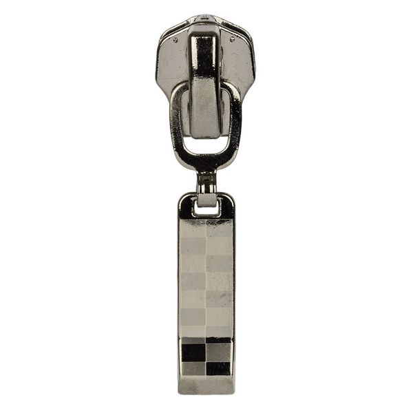 Слайдер (замок) для молнии металл Т8 (8 мм), автомат, 10 шт, черн.никель, Gamma ZAM 8M03