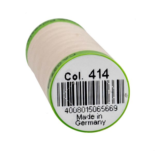 Нитки для тонких тканей Gutermann Extra Fine 150, 200м, 414 св.кремово-бежевый, 5 катушек