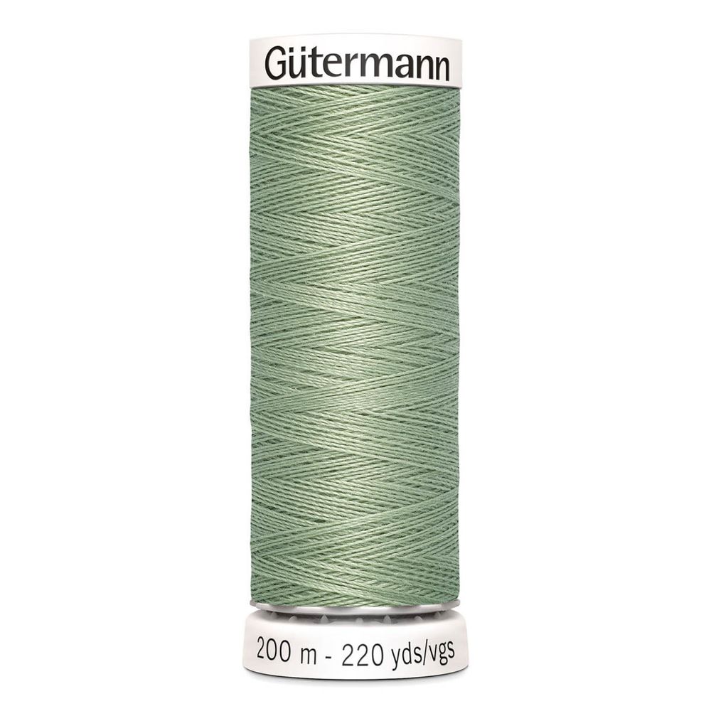 Нитки универсальные Gutermann Sew-all 100 (200 метров), 5 кат. | 224 перламутрово-салатный