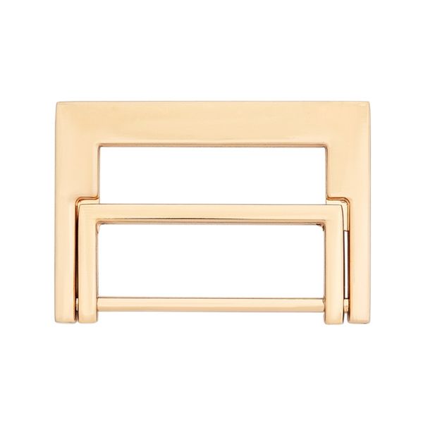 Пряжка прямоугольная 30 мм, металл (Gold Золото), МТ_1871, 6 шт