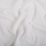 Микровелюр 312±5 г/м², 150х160±2 см, №002 тёплый белый, Gamma MCVN