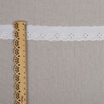 Кружево шитьё 28 мм, ТСВ-20S17, цв.001 белый, уп.13.71м, Kruzhevo