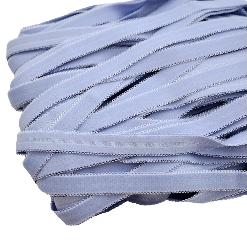 Резинка бельевая (бретелечная) 14.0 мм / 25 метров, голубой