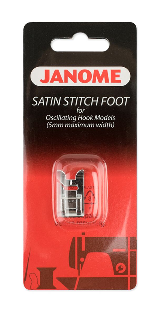 Лапка для швейной машины (в блистере) для сатиновых строчек, 200129002, Janome, 1 шт