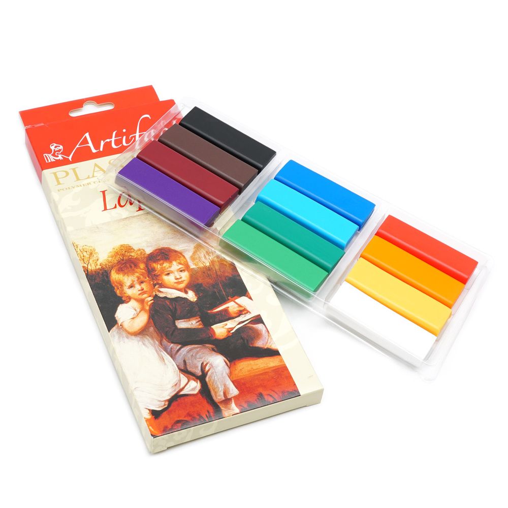 Пластика отверждаемая Lapsi, 12 цветов, упак./240г, 7112-8
