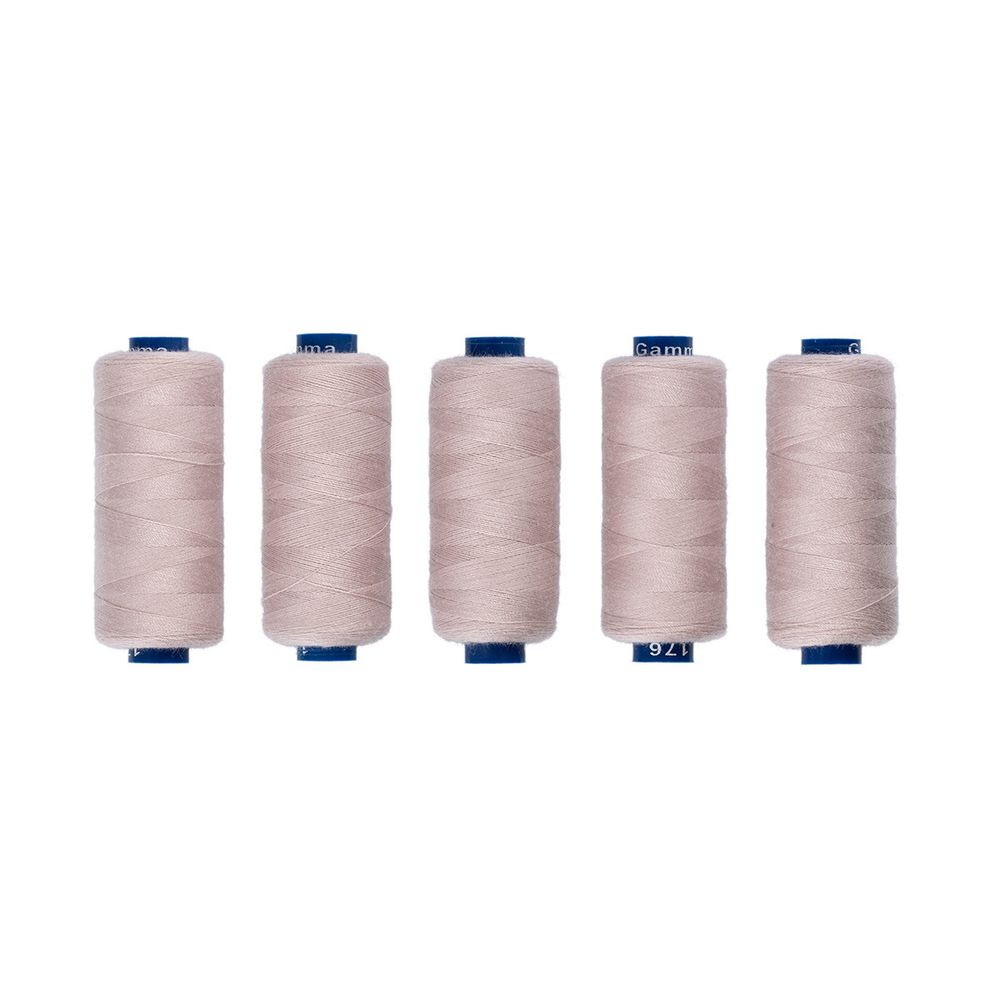 Нитки швейные бытовые Gamma 40/2, 365 м / 5 кат, №176 бл.сиреневый