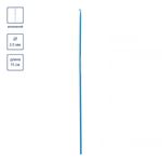 Крючок для вязания ⌀2.0 мм, 15 см, металл, в чехле, синий, Gamma CH-15