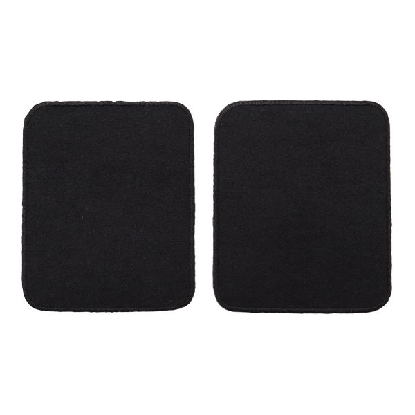 Термоаппликация Прямоугольник 7,5х8,5см, уп. 2 шт, цв.черный