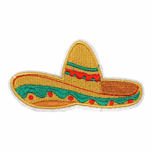 Термоаппликация Сомбреро, 4,5х8,2см, Hobby&Pro