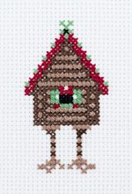 Набор для вышивания Klart 12-061, Избушка, 7.5х11 см