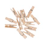 Прищепки декоративные 3.5 см, 60 шт, 09 Натуральный, Mr.Painter DKN-05