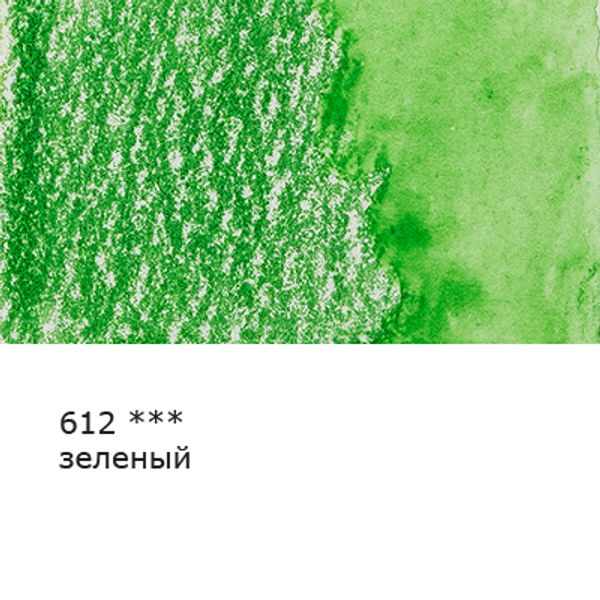 Карандаш акварельный заточенный, 6 шт, Зеленый (Green) 612, Vista-Artista Fine VFWP