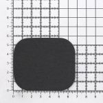 Термозаплатка, под кожу, 57х67мм (черный (black)), AZ05, 10 шт