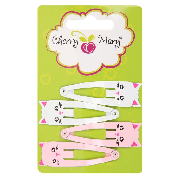 Набор заколок для волос 20 шт (5х4 шт), №01 ассорти, Cherry Mary Z6105