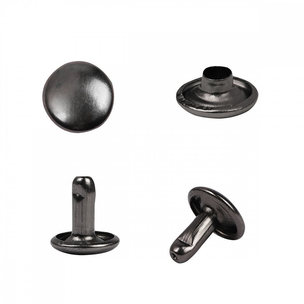 Хольнитены двухсторонние сталь 9х9 мм, №33, TBY.5209 цв. черный никель уп. 1000 шт, TBY