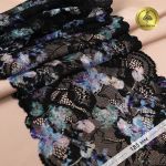 Кружево бельевое эластичное Kruzhevo 185 мм / 10 м, 185 мм / 10 м, OG60, цв.мульти /TOS/