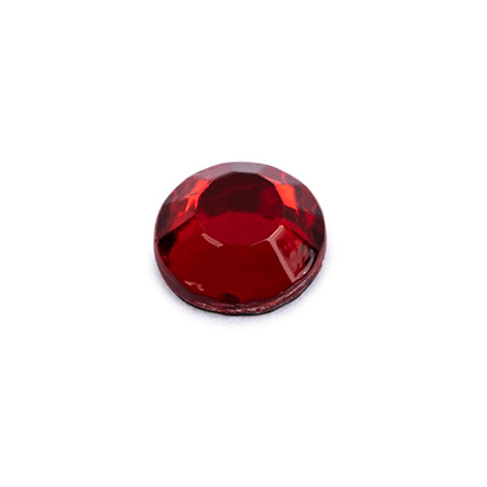 Стразы клеевые акрил 1.9-2.1 мм, 144 шт, SS06 красный (siam), Zlatka RS/144