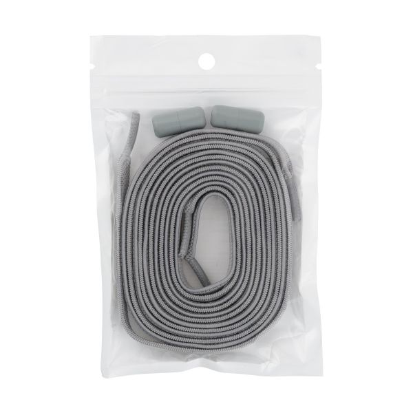 Шнурки эластичные с застежкой №6 Серый, Gamma GBG-06