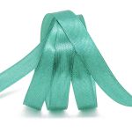 Лента атласная 1-сторонняя 12.0 мм / 22.86±1 метров, 121 бирюзовый, Globus