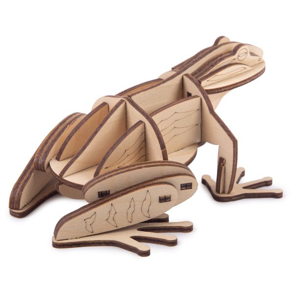 Пазл 3D, серия Живая природа 42 элемент, Лягушка, Rezark NIZ-19