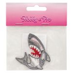 Термоаппликация "Зубастая акула", 6.2х5.0см