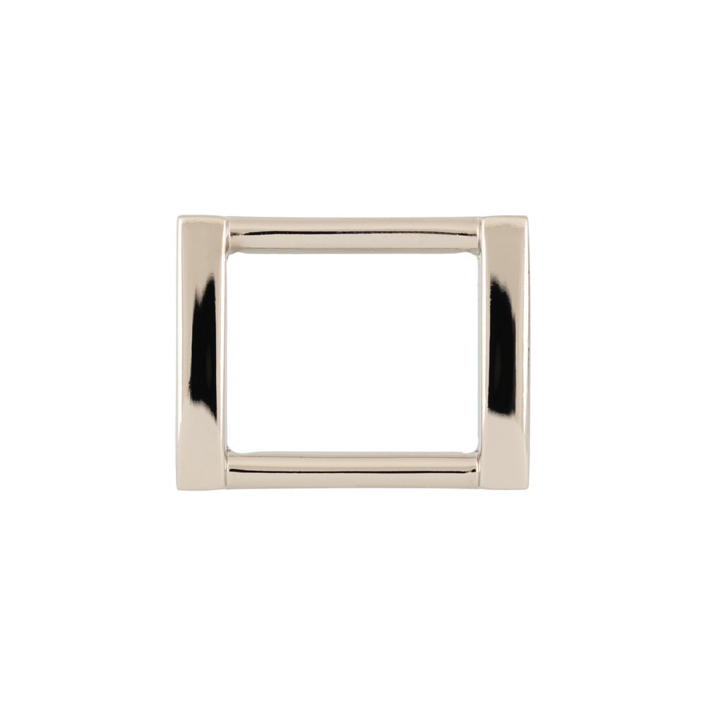 Рамка металл прямоугольная литая 28х22 мм, 04 никель, 10 шт, Gamma GH 08/20