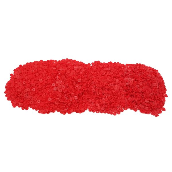 Кнопка рубашечная фигурная Сердце 12,5/10мм пластик (≈1000 шт) New Star (162 красный)