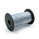 Резинка бельевая (бретелечная) блестящая 10.0 мм / 50 метров, св.серый, ML177.010