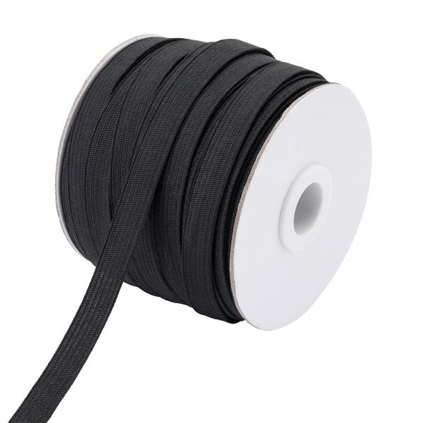 Резинка бельевая (стандартная) вязаная 10.0 мм / 40 метров, ТВ-10, черный