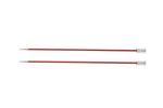 Спицы прямые Knit Pro Zing 2,5 мм / 35 см, алюминий, гранатовый, 2 шт, 47293