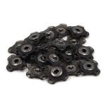 Кнопка пришивная металл ⌀21.0 мм, металл, black, 10 шт