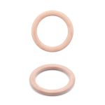 Кольца для бюстгальтера металл ⌀8.0 мм, 20 шт, C344 пудровый, ГВ800