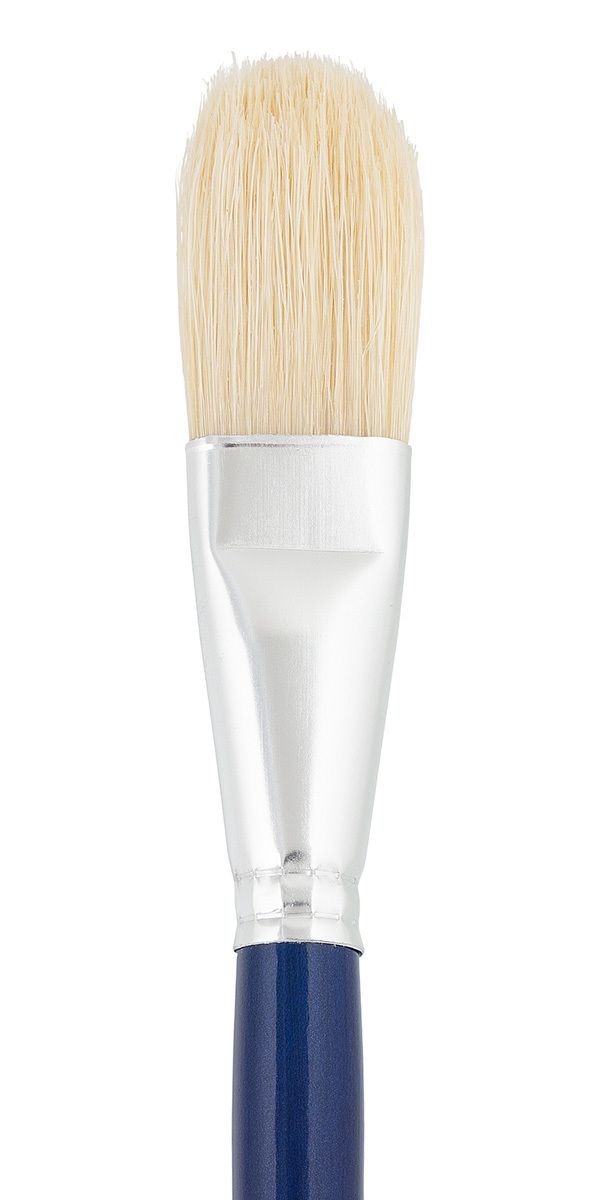 Кисть щетина №10 овальная, 5 шт, длинная ручка, 10, Vista-Artista 30013-10