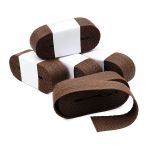 Стропа (ременная лента) 25 мм / 5х2.5 метра, толщ. 1.0 мм, [15.1 г/пог.м], 100% п/п, 21 коричневый