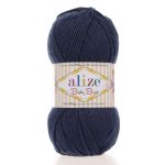 Пряжа Alize (Ализе) Baby Best / уп.5 мот. по 100 г, 240м, 058 темно-синий A