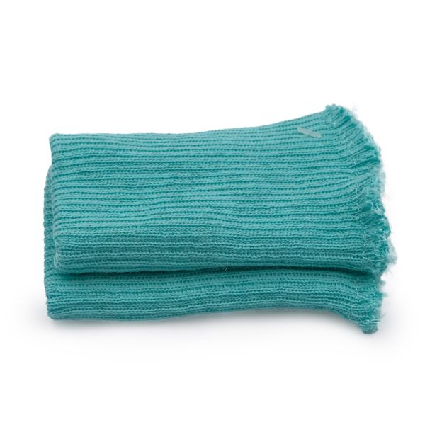 Манжеты трикотажные 6.5х9.5 см, 1 пара, тонкие, 853 лазурный берег