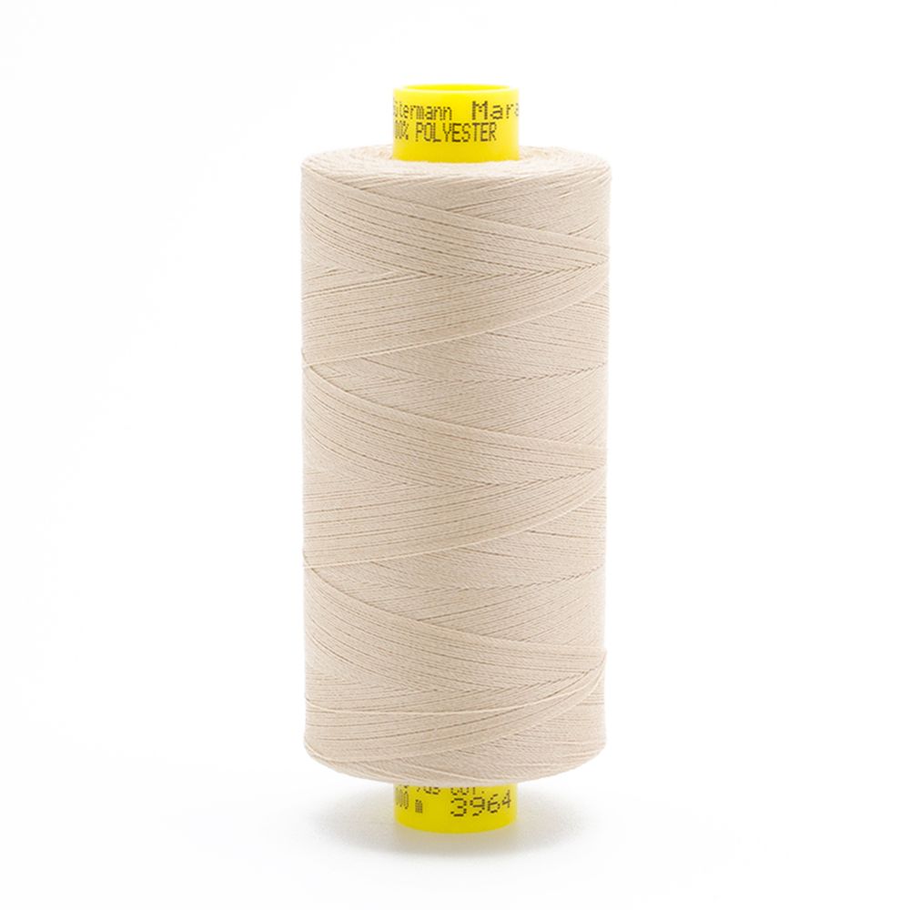 Нитка универсальная Gutermann Mara 120/2, 1000 м, 700207, 3964 кремовый серый, 1 катушка