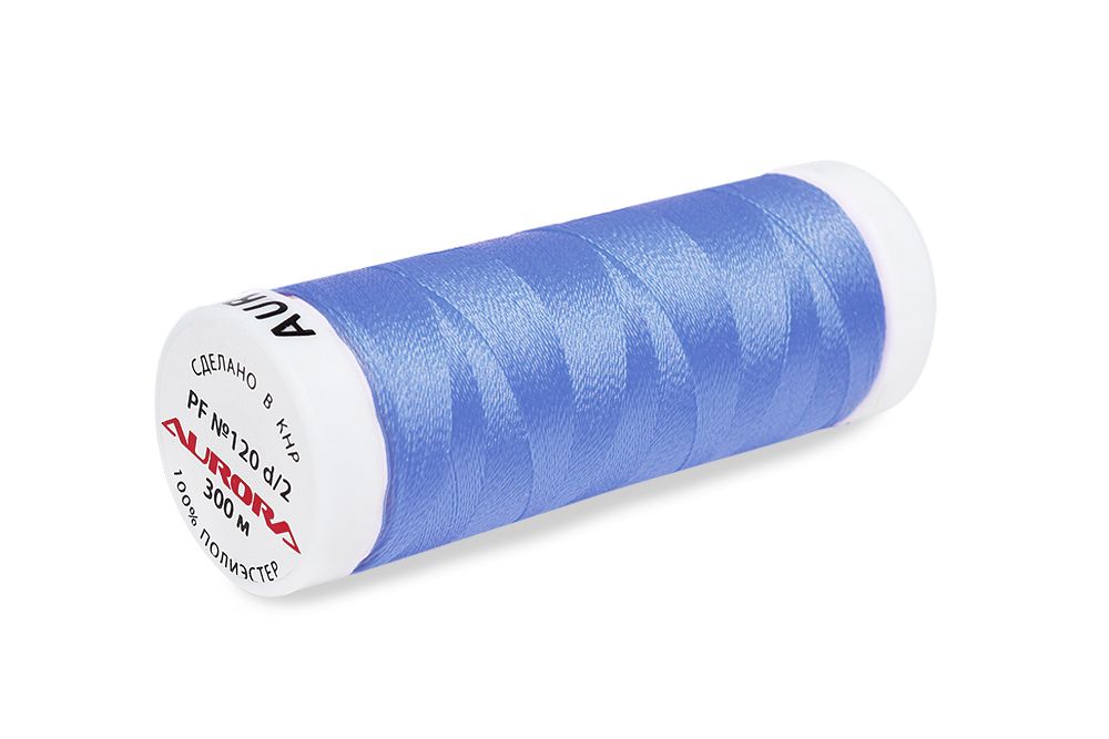 Нитки для креативных работ Aurora №120, 300 м, цв. PF3655, 5 катушек