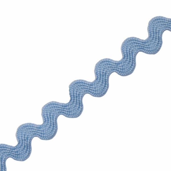 Тесьма вьюнчик 9 мм, 30м (голубой), 30 м