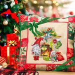 Набор для вышивания нитками Чудесная игла, В ожидании Рождества, 22х22 см