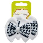 Набор резинок для волос 10 шт (5х2 шт), №02 белый-синий, Cherry Mary DR07081