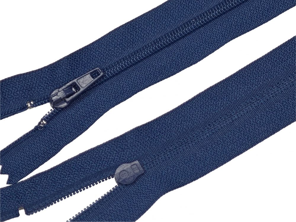 Молния спираль (витая) (цв.SBS) брючная Т3 (3 мм) 1 зам., н/раз., 20 см, автомат, S-919 синий, 5000 шт