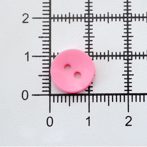 Пуговицы 2 прокола 18L, 11 мм, (Pink (розовый)), NE74, 144 шт