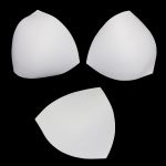 Бельевые чашечки для бюстгальтера треугольные б/уст., с равном. наполн., (8300), разм.42, 10 пар, 01-белый