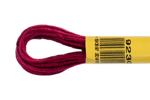 Мулине ПНК им.Кирова цв.9230 вишневый, 24 мотка по 8 метров