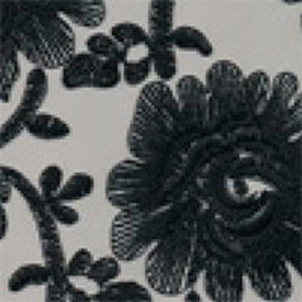 Кружевная ткань 140 см, 100% полиэстер, черный, Gamma 1397