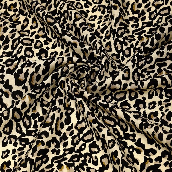 Штапель 90 г/м², 145 см / 2 метра, TBY Vi-34109-1 цв.34109-1