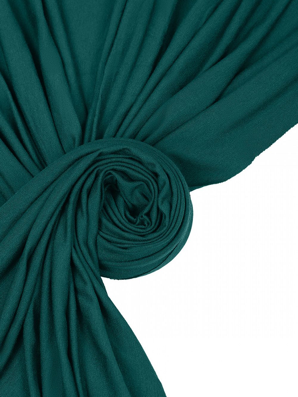 Вискоза трикотажная 210 г/м², 185 см / 1 метр, ШН-210955-10 цв.петроль (60982)